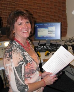 Recording an essay for a local NPR show.  